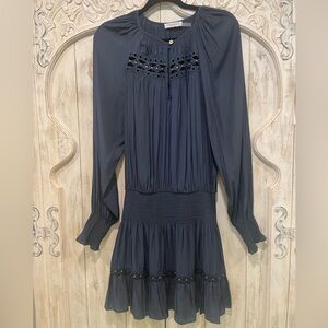Ramy Brook navy blue short dress , new without tag never worn size small.